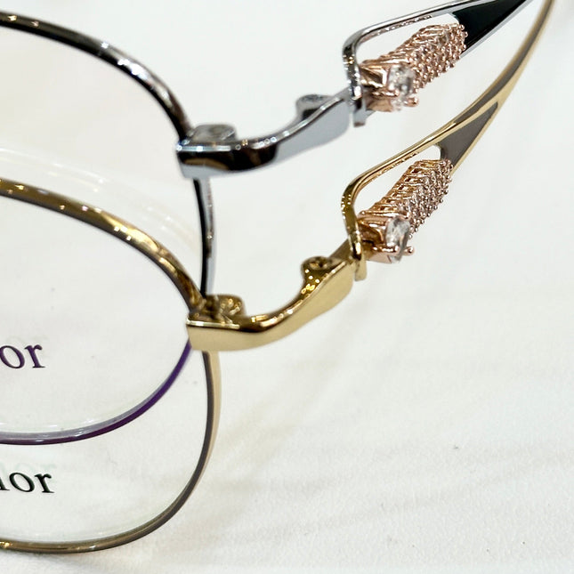 MONTAIGNE SUNGLASS CD 0269/S IN TITANE EMBELLISHES STONES