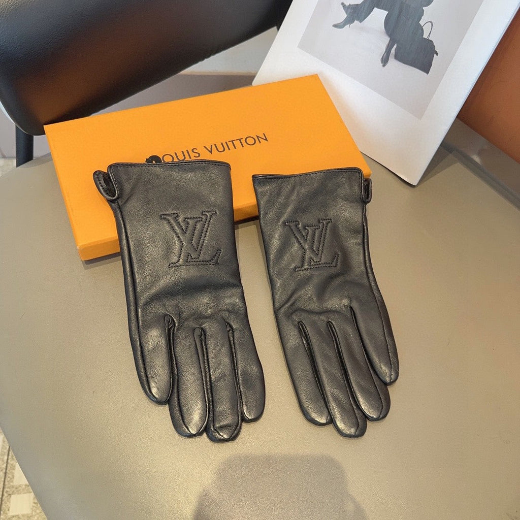 GLOVES IN BLACK LAMBSKIN 432714