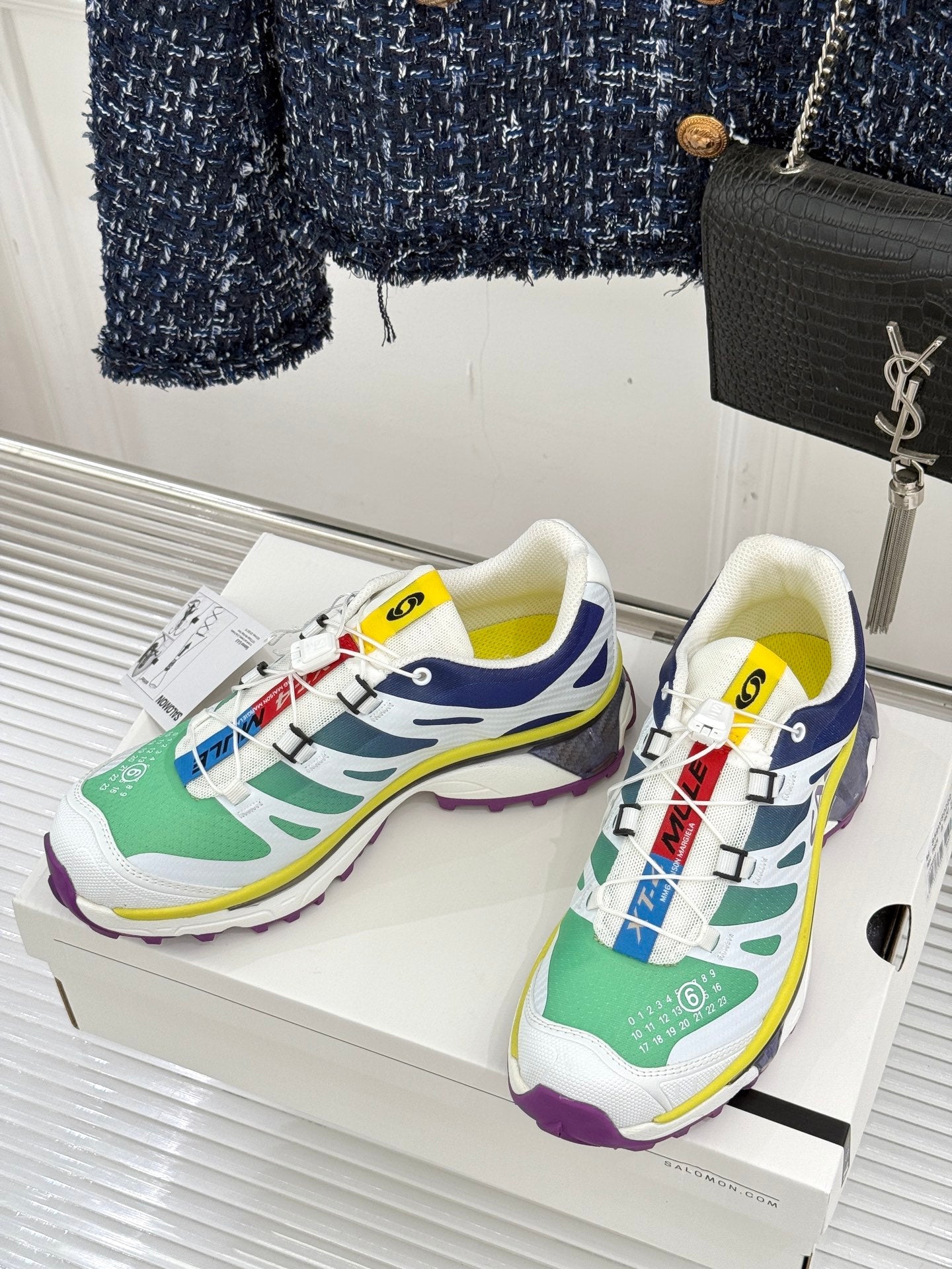 ALO 25S SALOMON XT-6 SNEAKER IN MULTICOLOR TPU STYLE 4