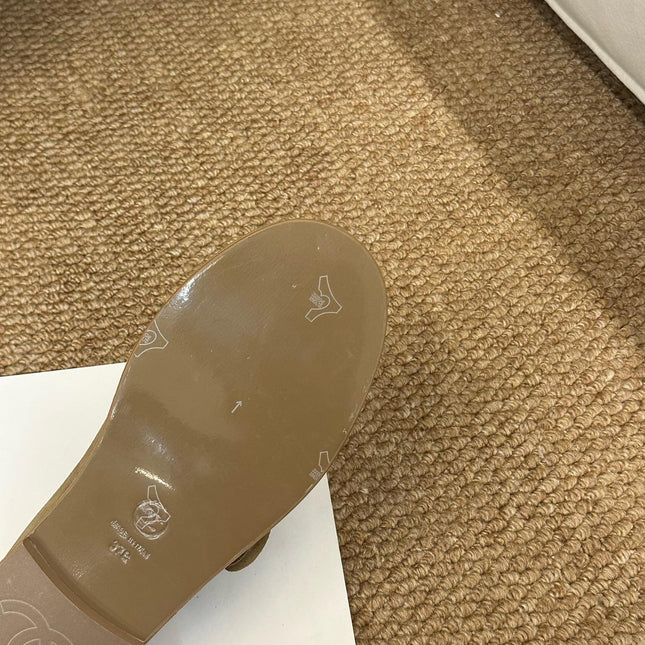 CHANEL 26S MARY JANE FLATS IN CARAMEL BROWN SUEDE SHEARLING LINING CC LOGO
