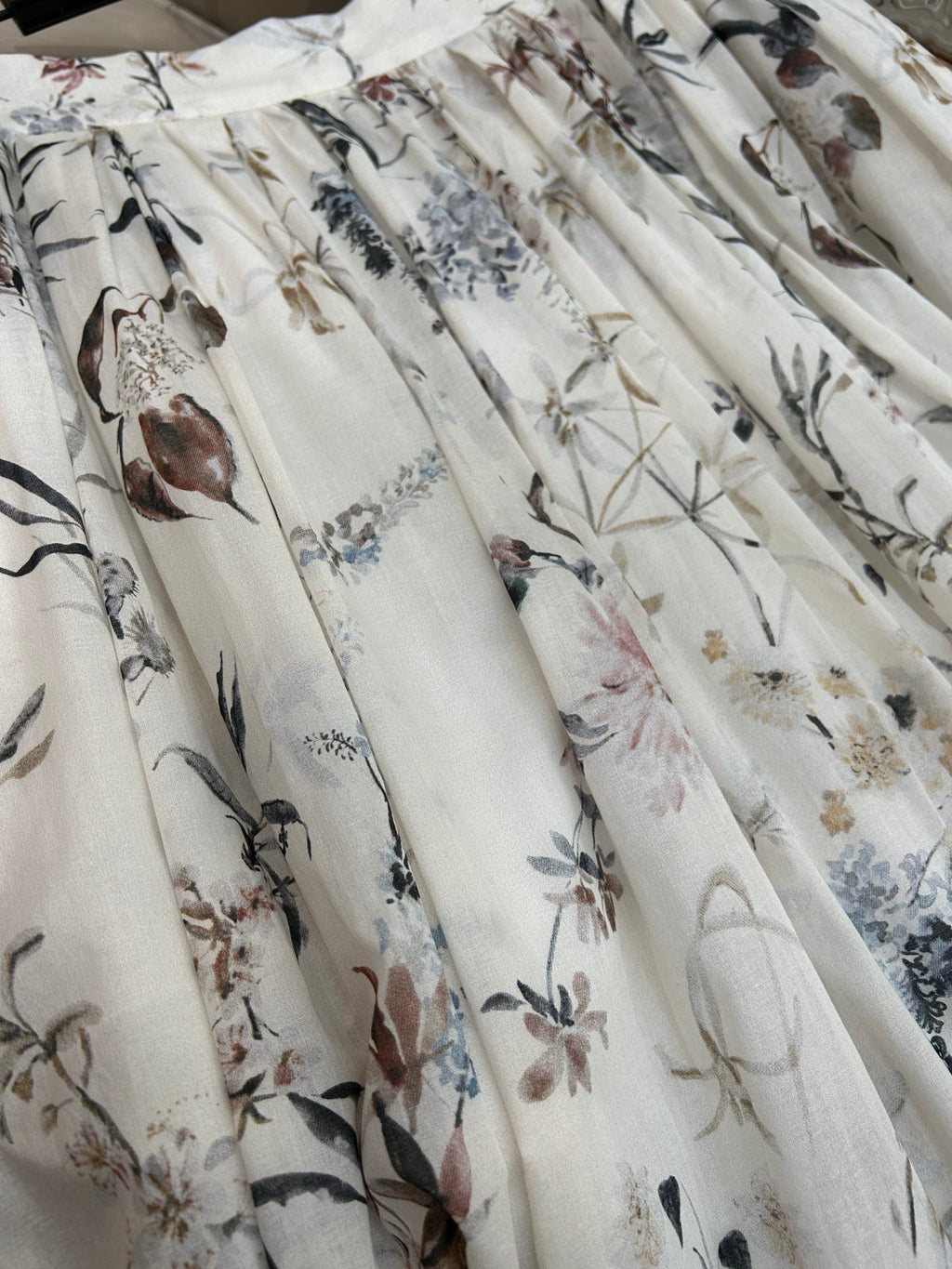 PLEATED SKIRT 25S IN COTTON 266205