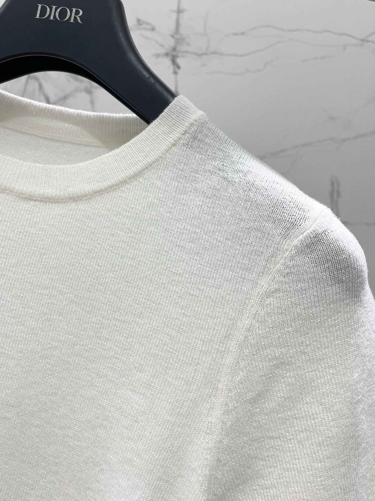 DIOR 26S SHORT-SLEEVE KNIT T-SHIRT 907