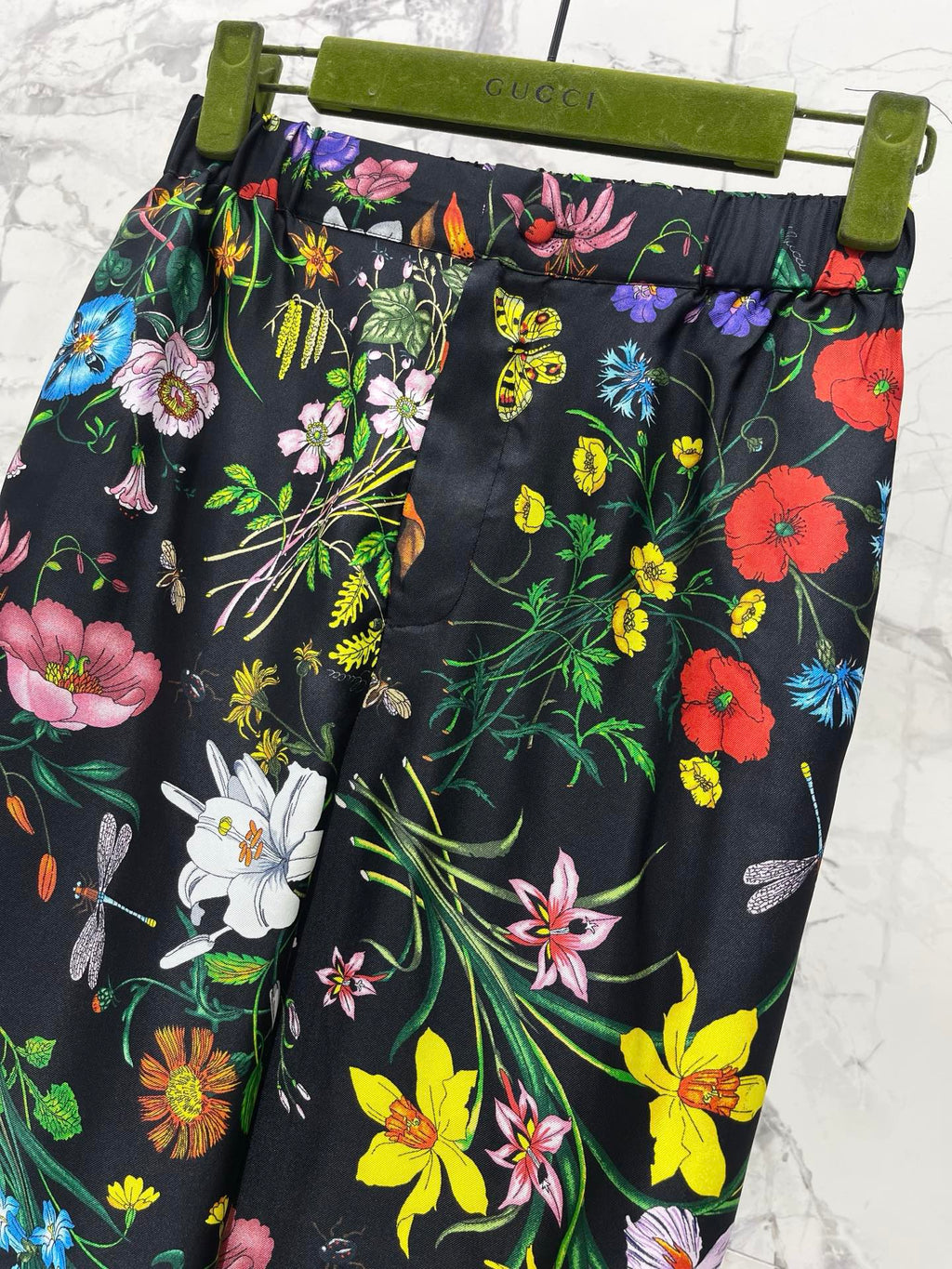 GUCCI 26S WIDE-LEG PRINTED PANTS 77
