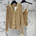 VALENTINO 26S CAMISOLE & CARDIGAN SET 158