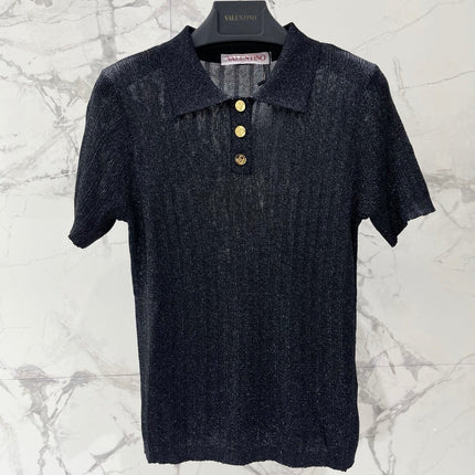 VALENTINO 26S SHORT SLEEVE KNIT T-SHIRT 136