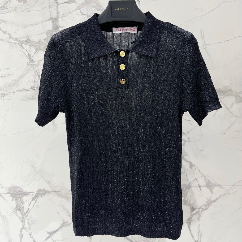 VALENTINO 26S SHORT SLEEVE KNIT T-SHIRT 136