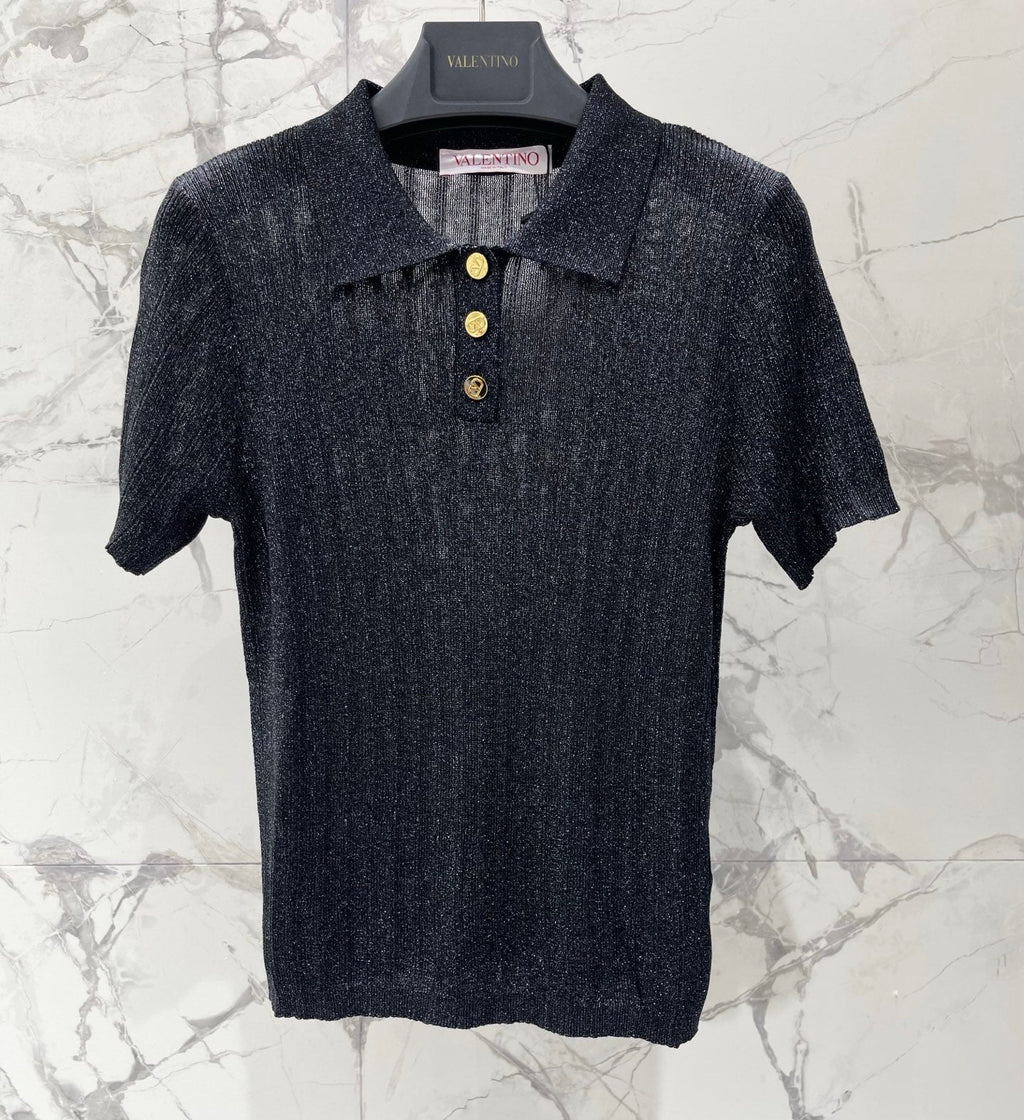 VALENTINO 26S SHORT SLEEVE KNIT T-SHIRT 136