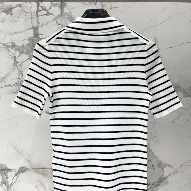 CELINE 26S SHORT SLEEVE KNIT SHIRT 303