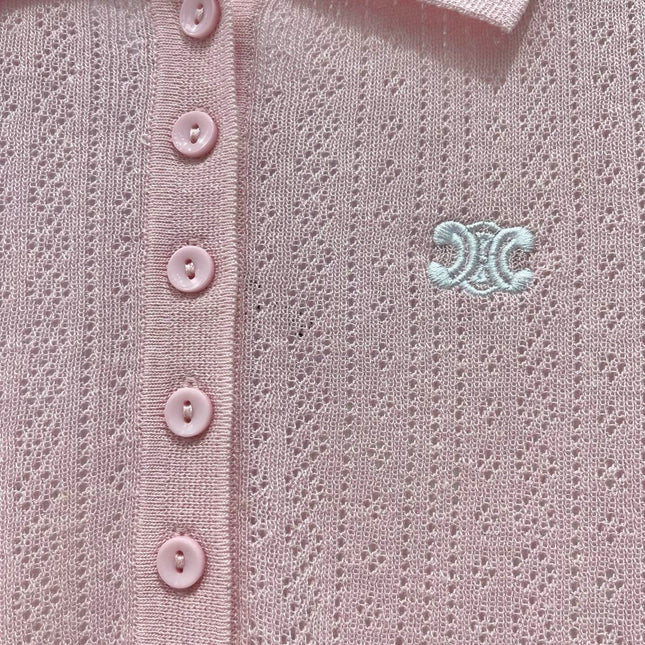 CELINE 26S KNIT POLO TANK TOP 296