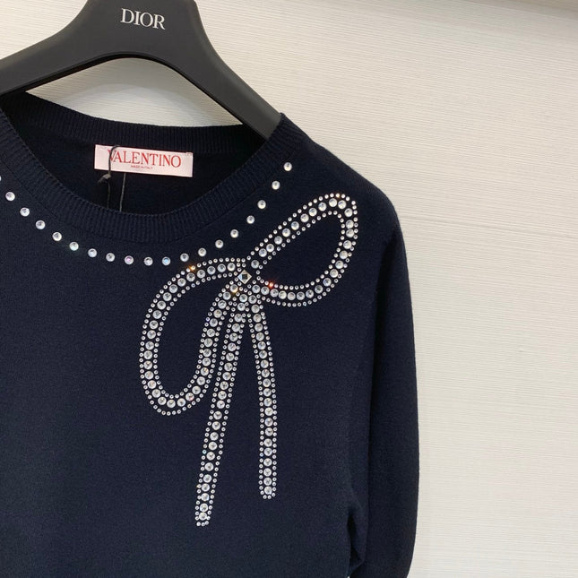 VALENTINO 26S SHORT SLEEVE KNIT TOP 227