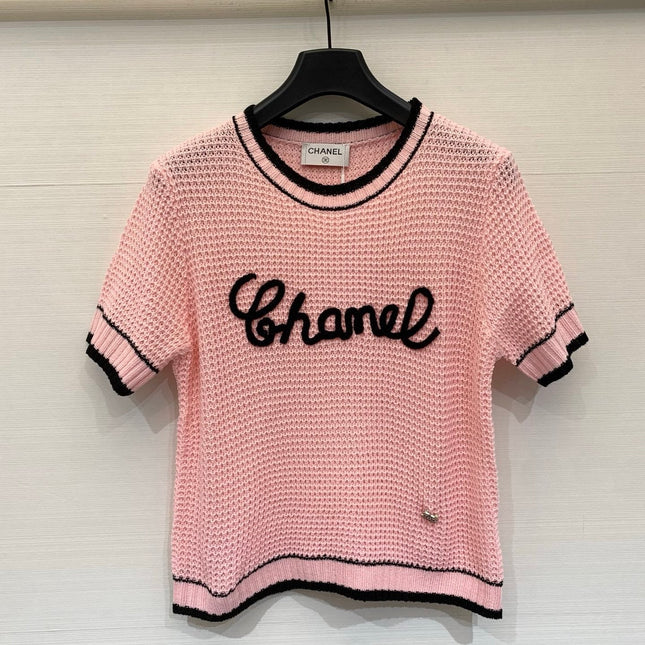 CHANEL 26S SHORT-SLEEVE SWEATER STYLE 1067