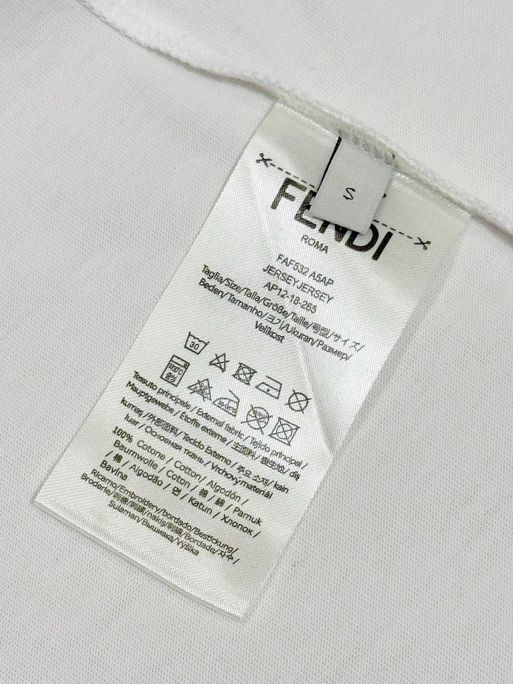 FENDI 26S SHORT SLEEVE T-SHIRT 193