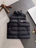 MONCLER CONTRIN DOWN VEST IN BLACK