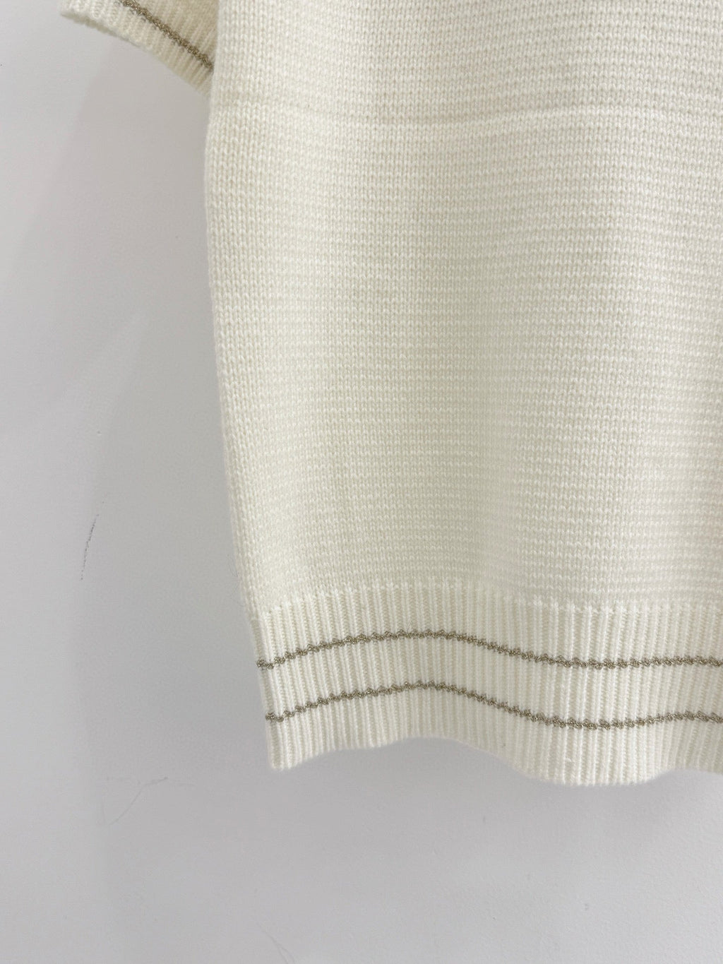 DIOR 25S SHORT-SLEEVE CREW NECK SWEATER 467