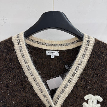 CHANEL 26S SLEEVELESS KNIT BLAZER 741