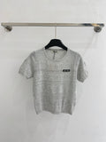 MIUMIU 26S SHORT-SLEEVED SWEATER STYLE 1075
