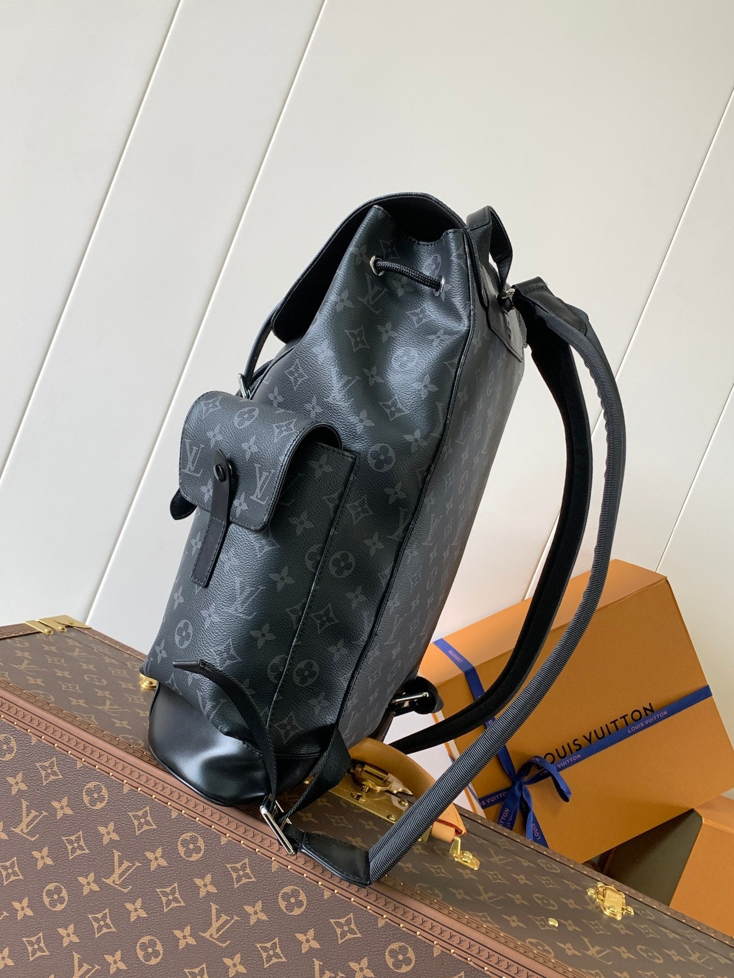 LV BACKPACK 41CM IN BLACK MONOGRAM CANVAS 241043