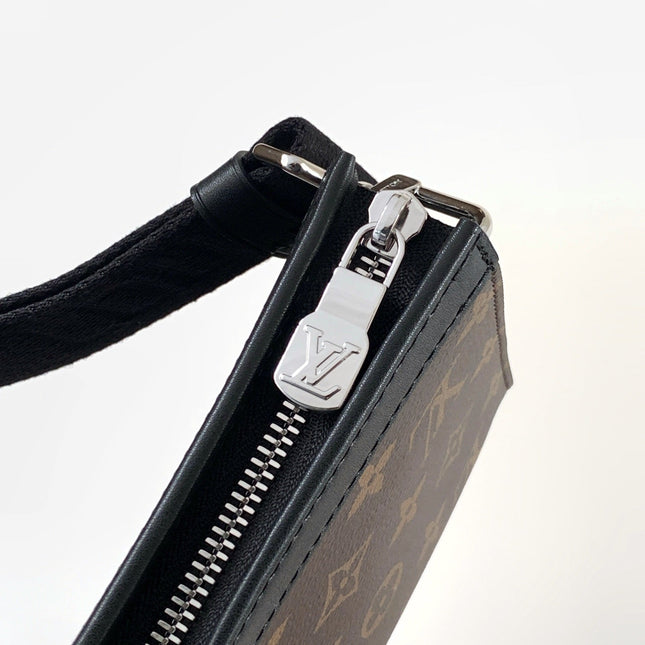 LV 25S GASTON WEARABLE WALLET 22 IN MONOGRAM MACASSAR CANVAS