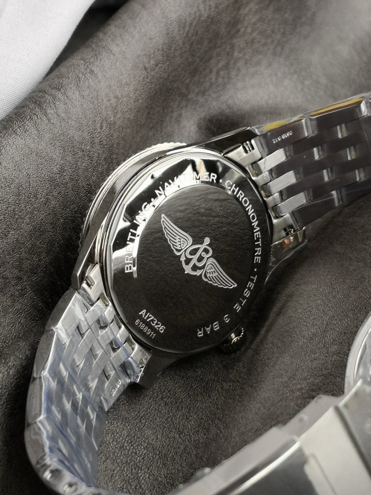 NAVITIMER AUTOMATIC 41 STEEL BEZEL MIDNIGHT BLUE DIAL
