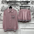 LV 25S SHIRT SHORTS SET IN POLYESTER 263071