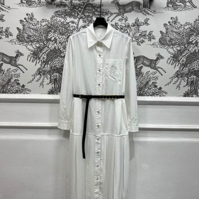 LV PLEATED DRESS 268729