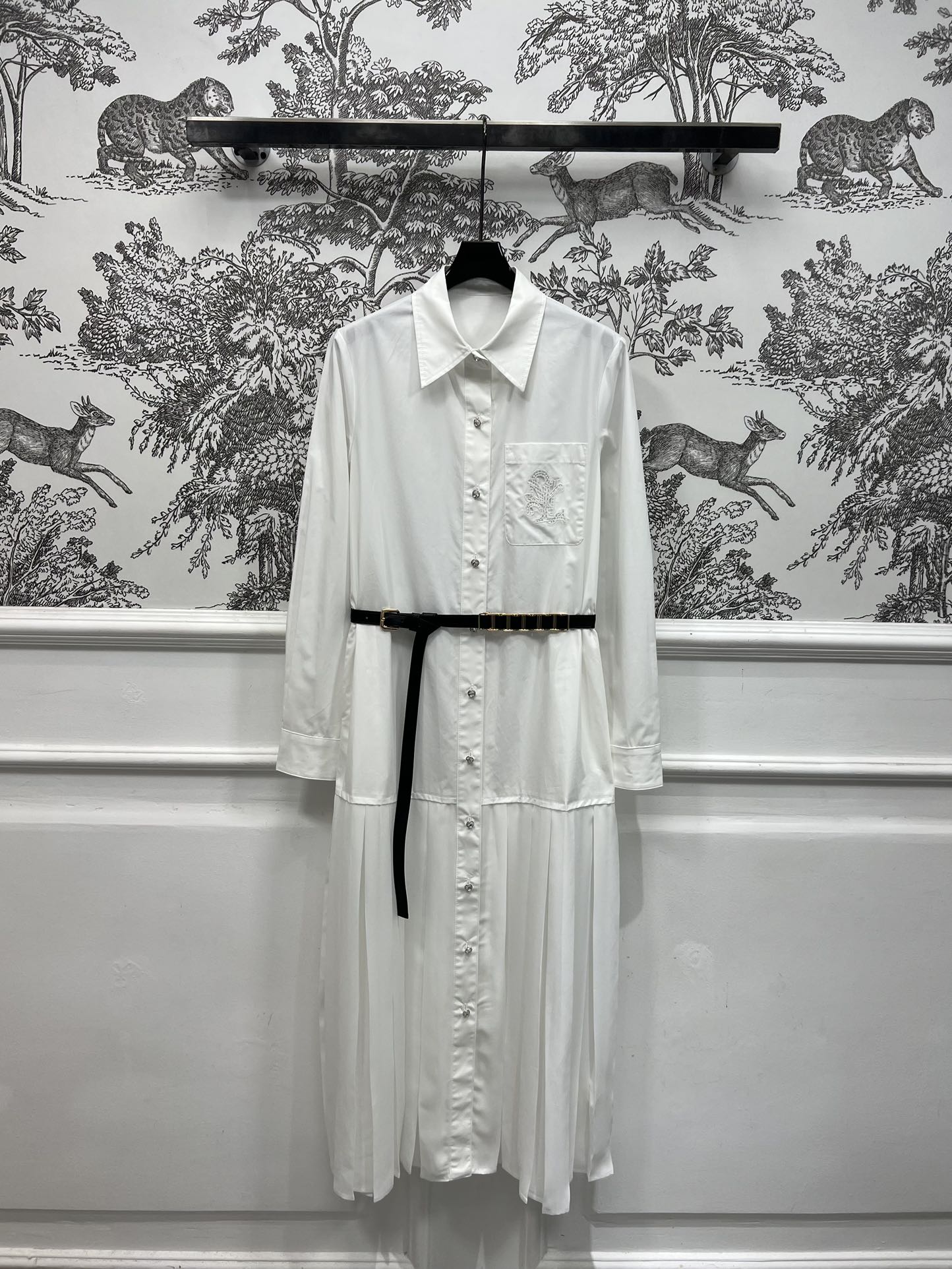 LV PLEATED DRESS 268729