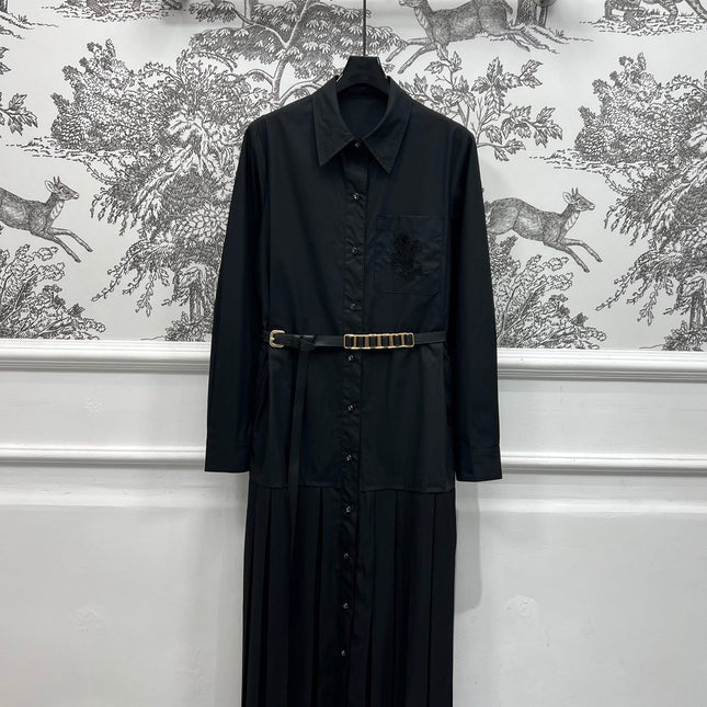 LV PLEATED DRESS 268730