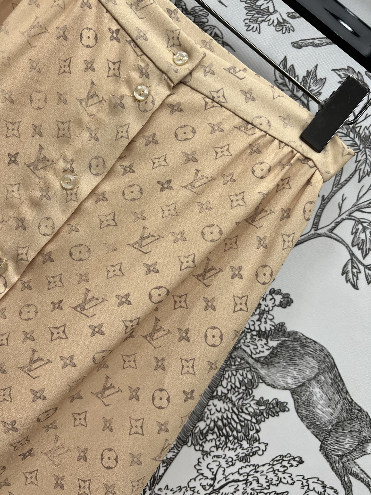 LV MONOGRAM BUTTON DOWN DRESS 274496