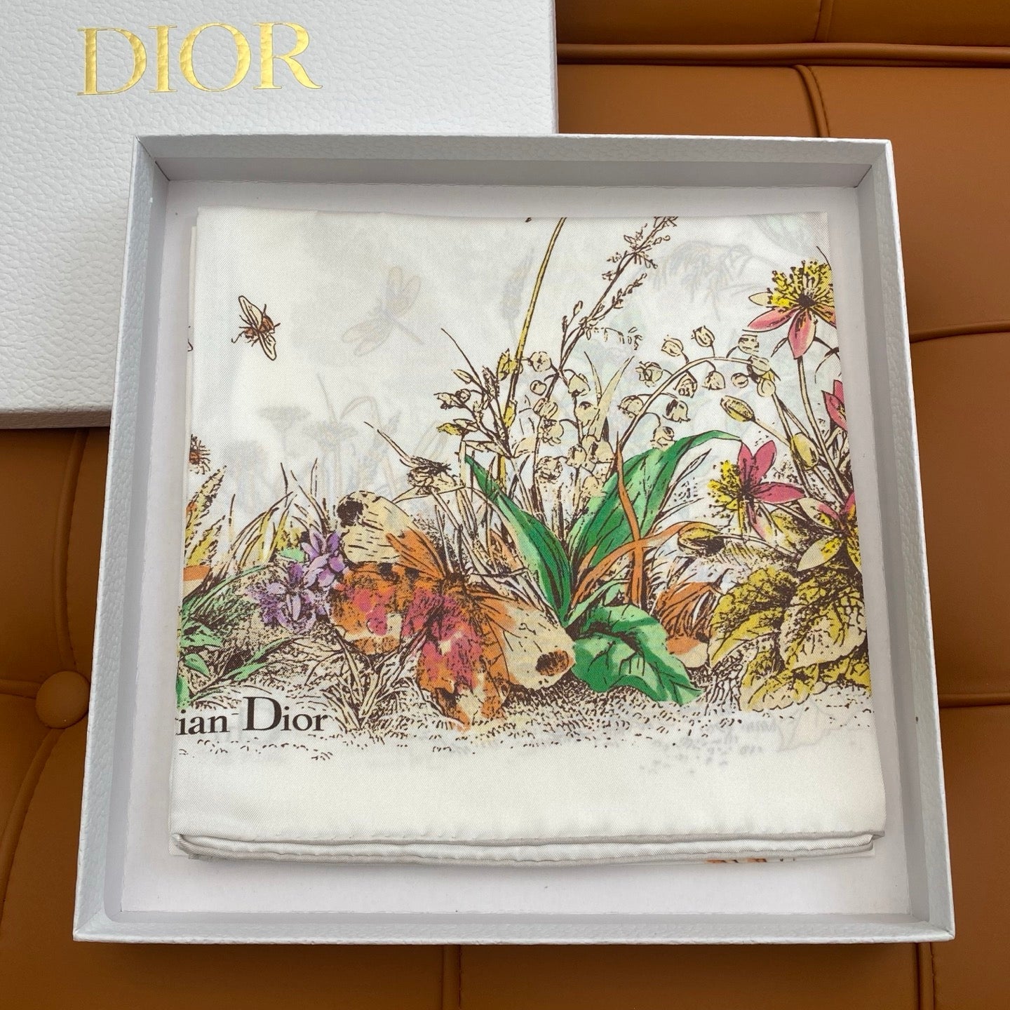 DIOR SCARF 90 CM IN SILK FABRIC 703663