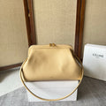 CELINE 26S DOCTOR'S POUCH HANDBAG 35 IN BEIGE CALFSKIN