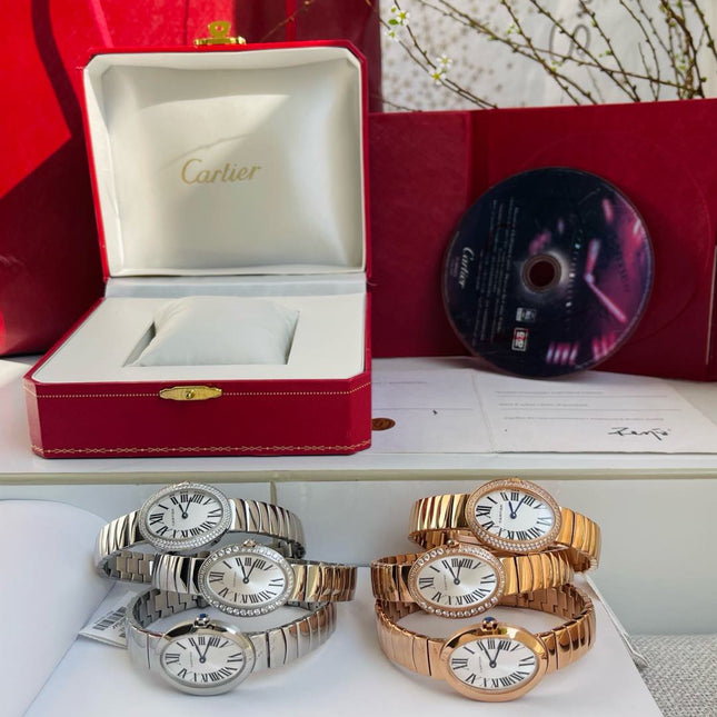 BAIGNOIRE DE CARTIER – OVAL SHAPE SILVER CASE