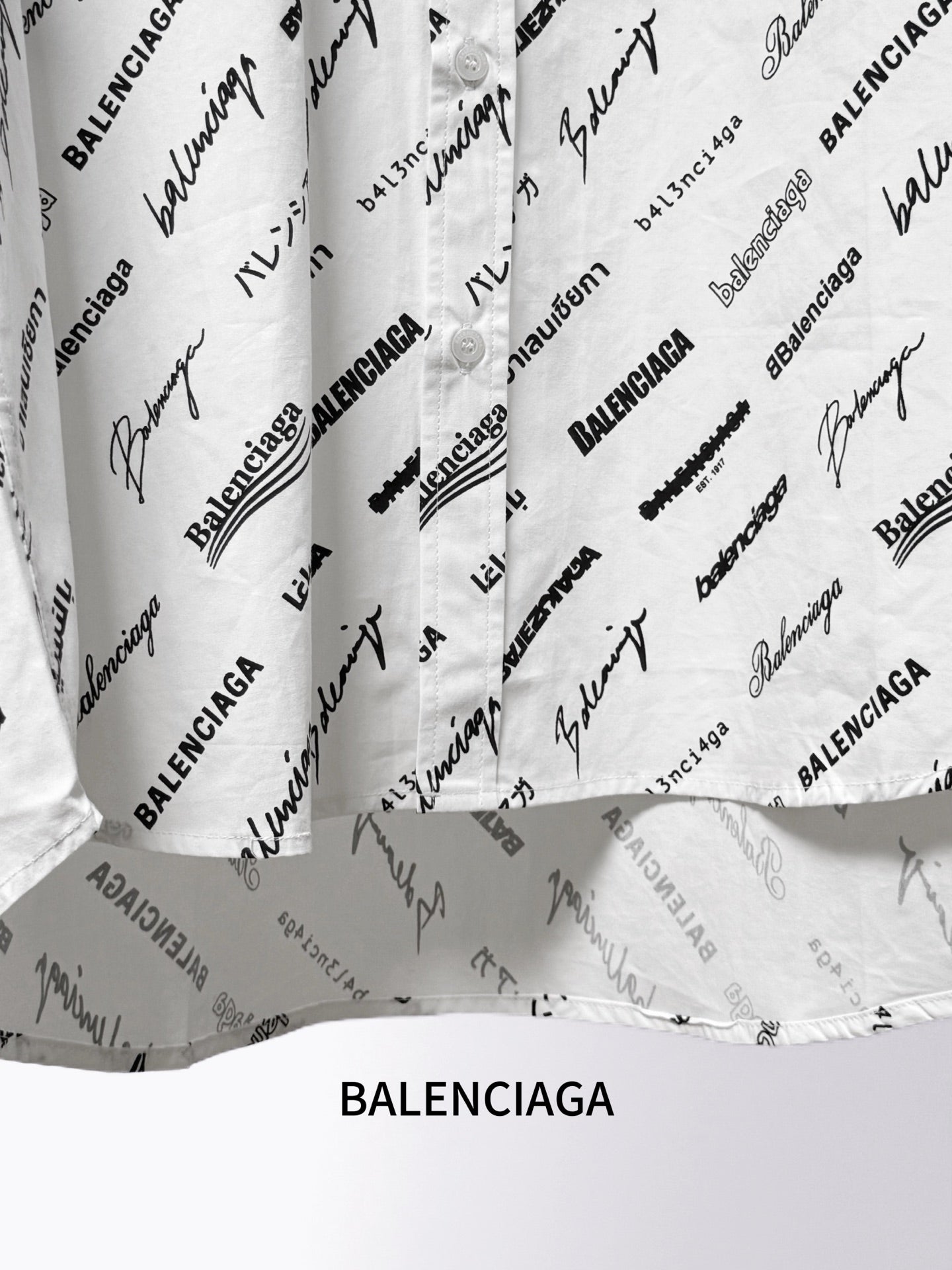 BALENCIAGA 26S LONG SLEEVE SHIRT 123