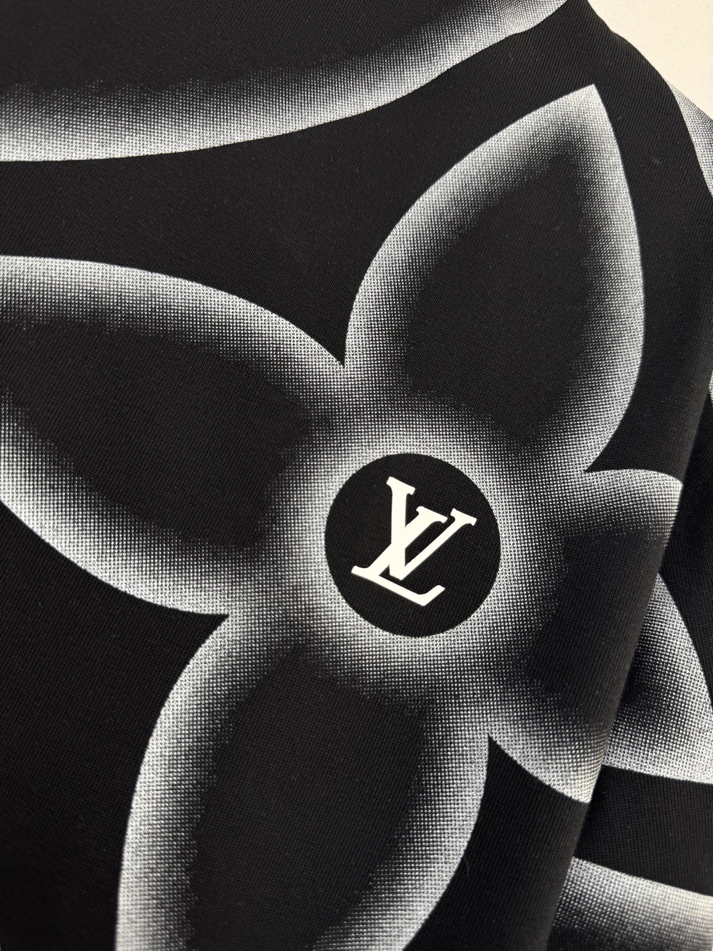 LV BLACK COTTON T-SHIRT 238913