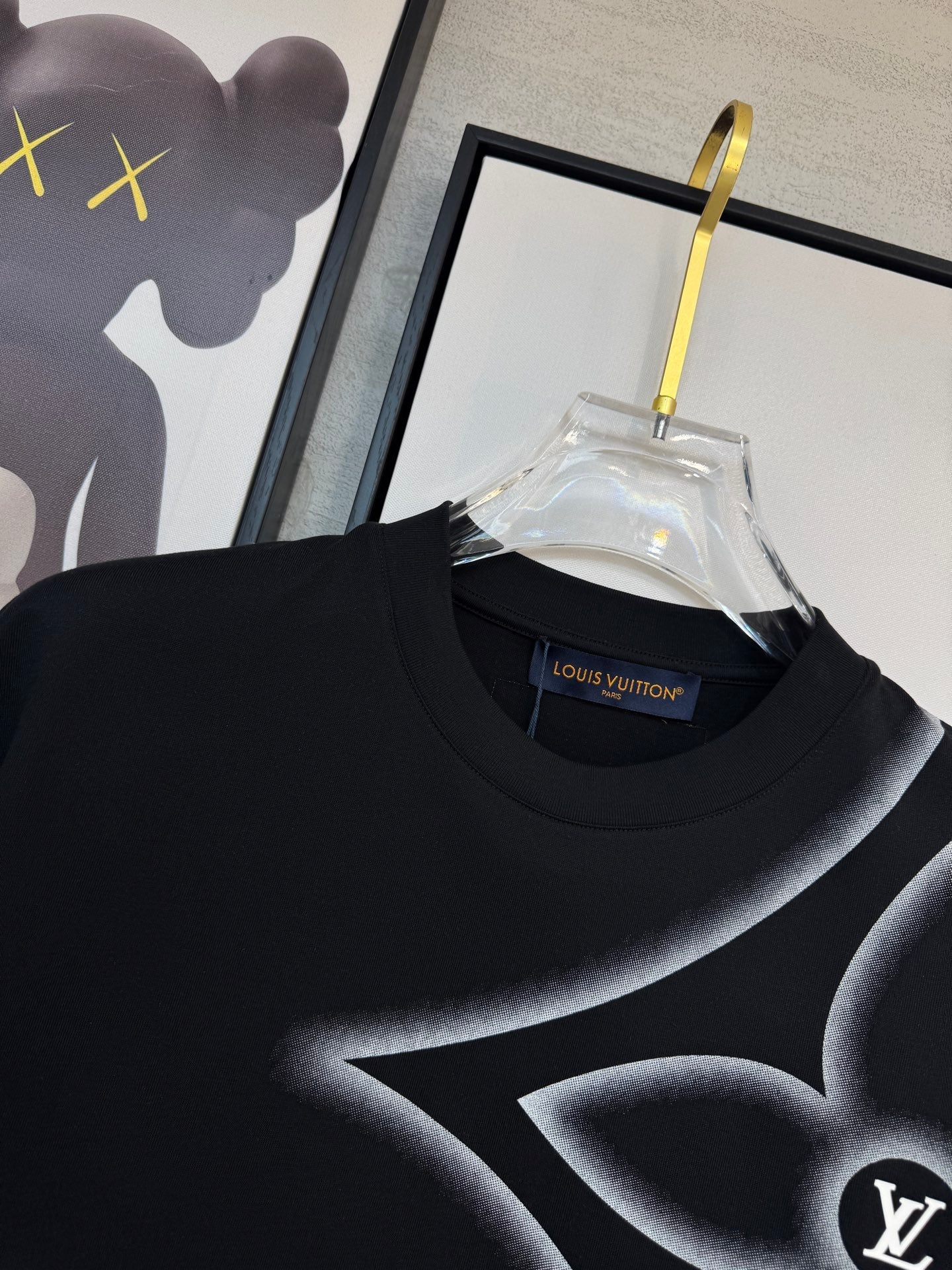 LV BLACK COTTON T-SHIRT 238913