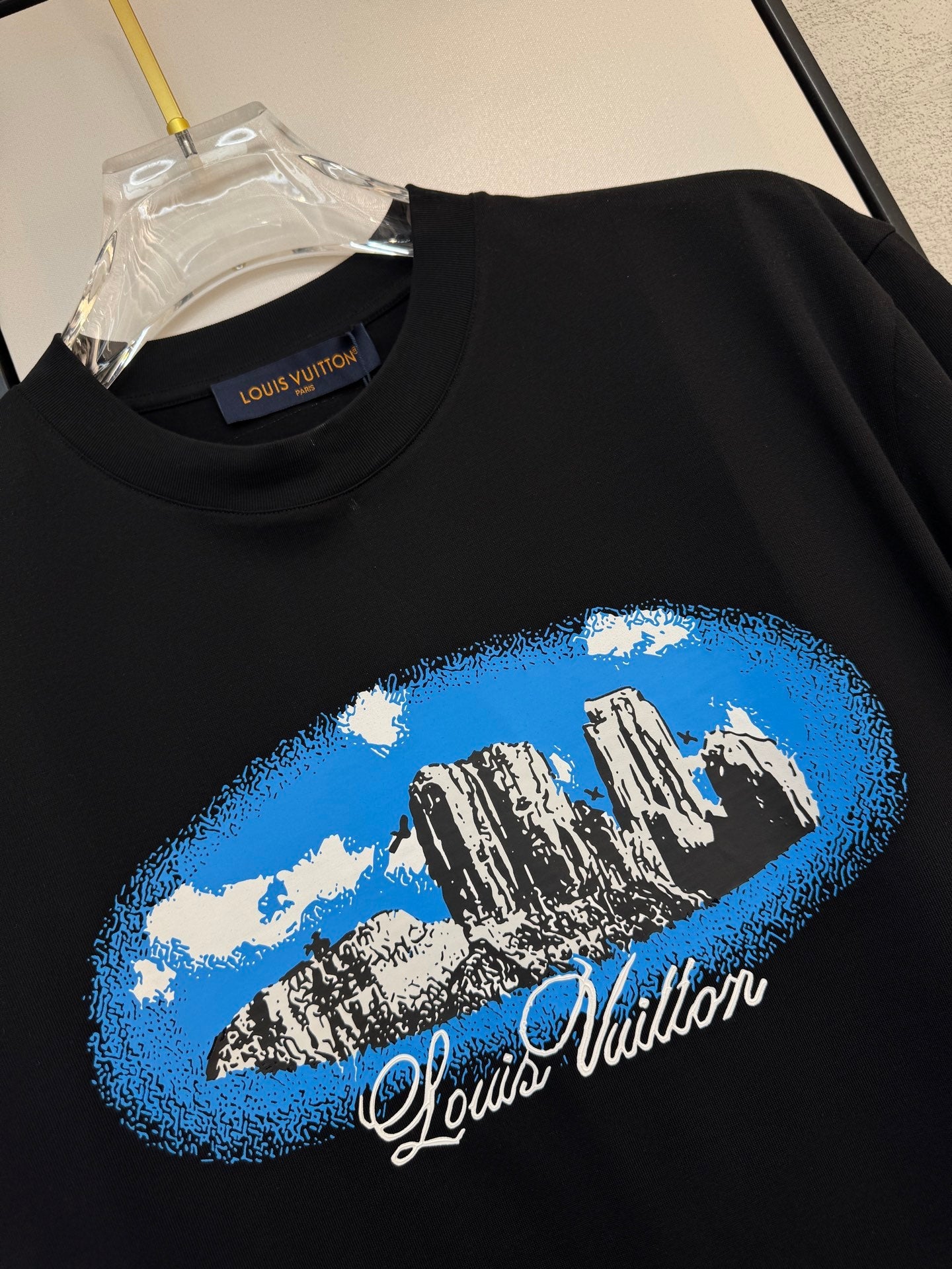 LV BLACK COTTON T-SHIRT 238919