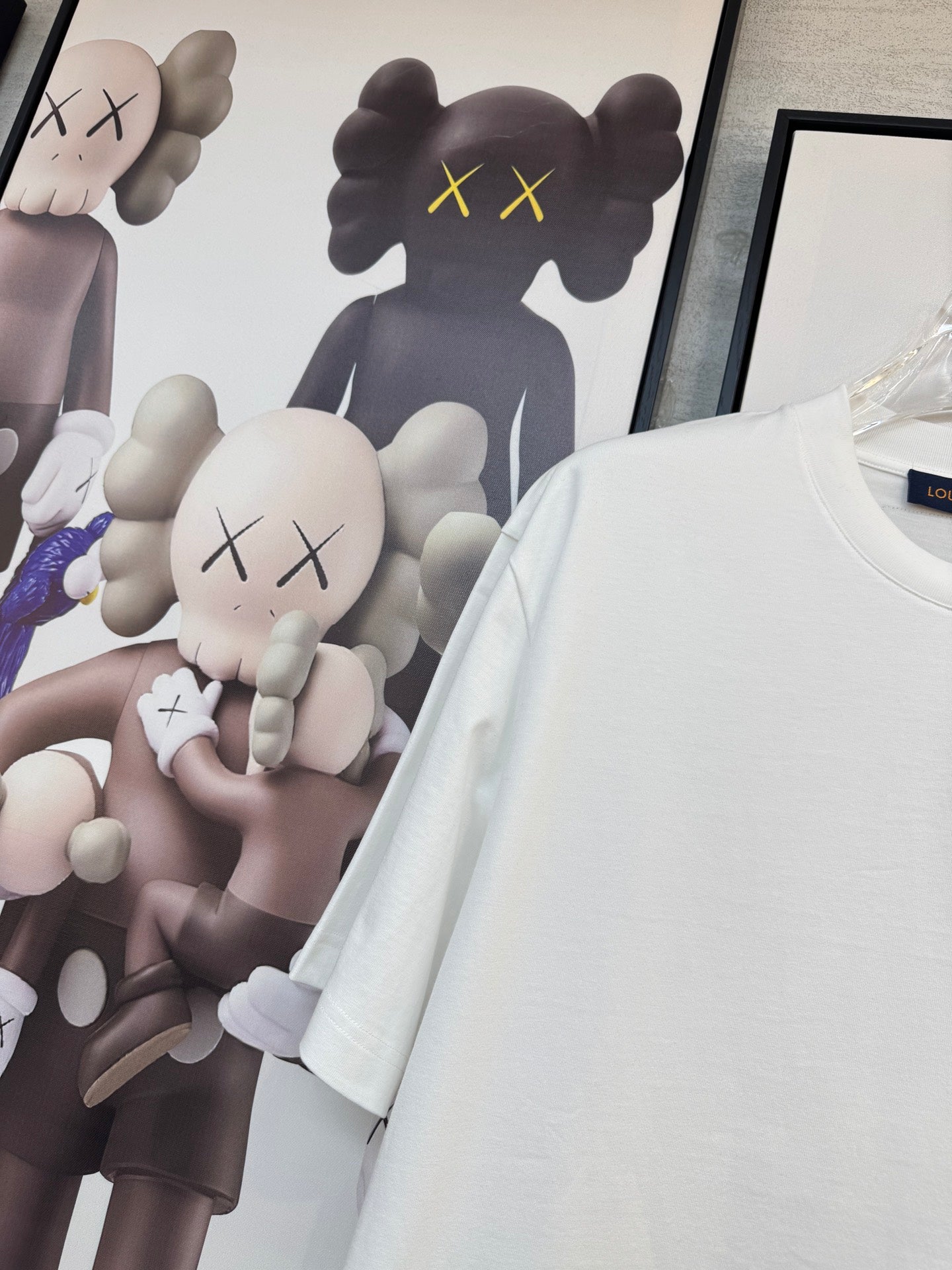 LV T-SHIRT IN WHITE COTTON FABRIC 238920