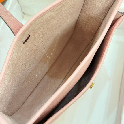 HM 26S EVELYNE BAG 23MM IN PINK GRAINED CALFSKIN