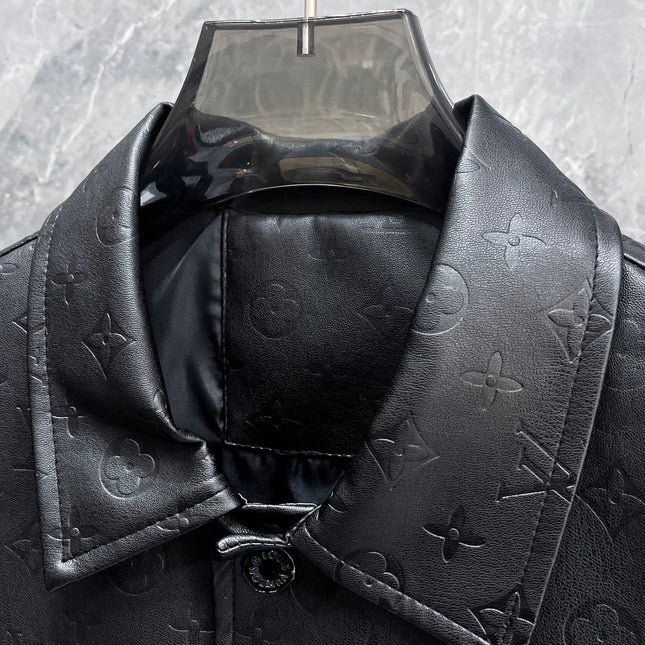 LV BLACK CALFSKIN JACKET 239566