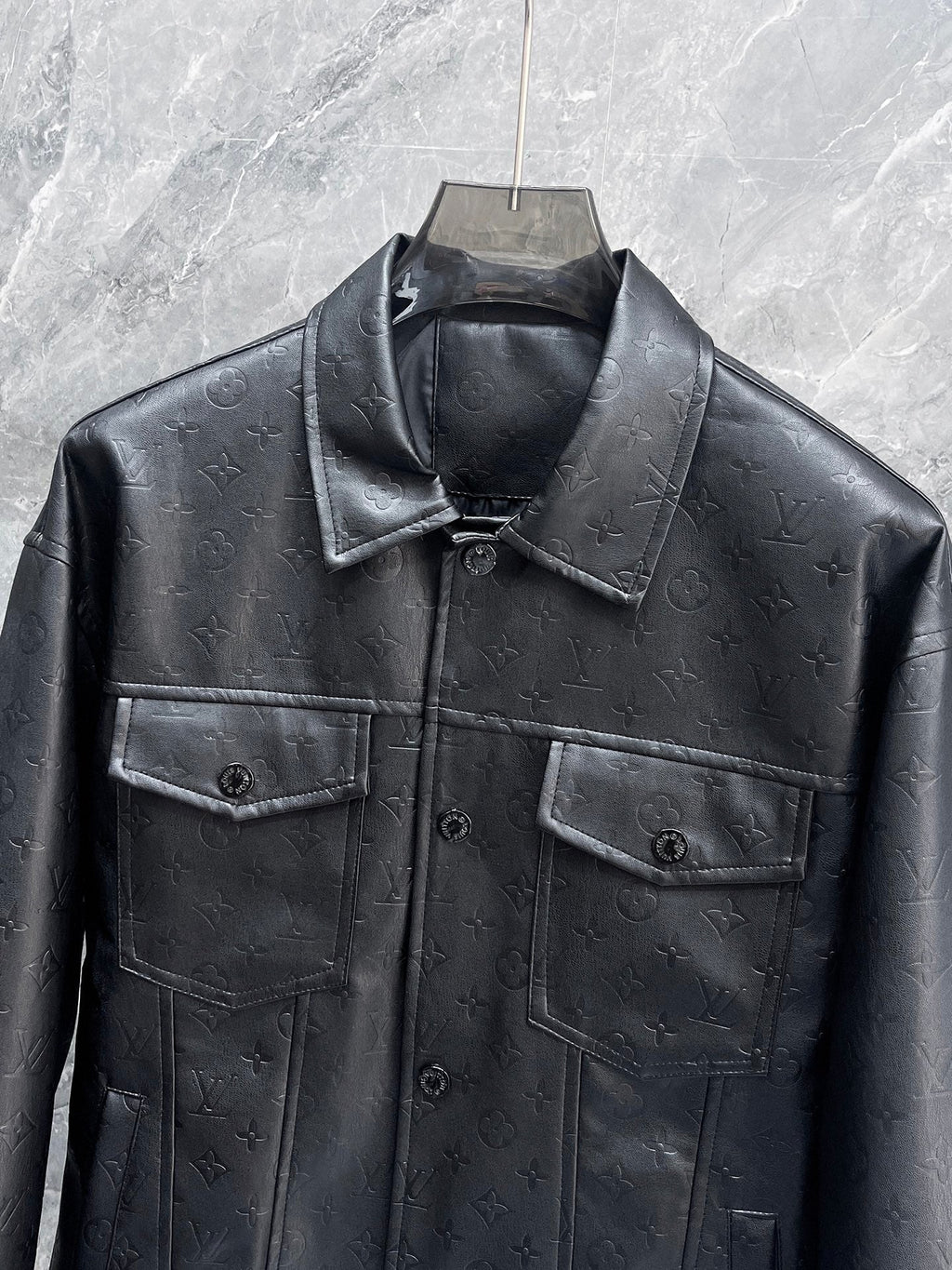 LV BLACK CALFSKIN JACKET 239566