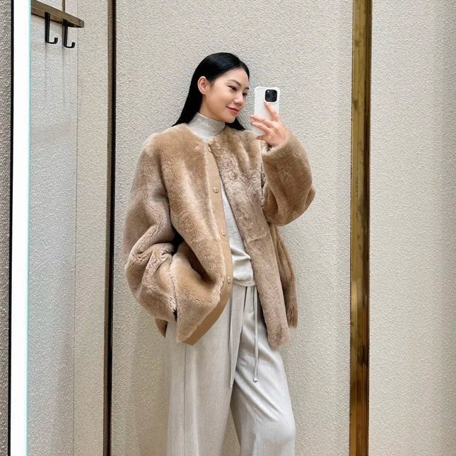 MAX MARA 25S SHEEPSKIN COAT 005