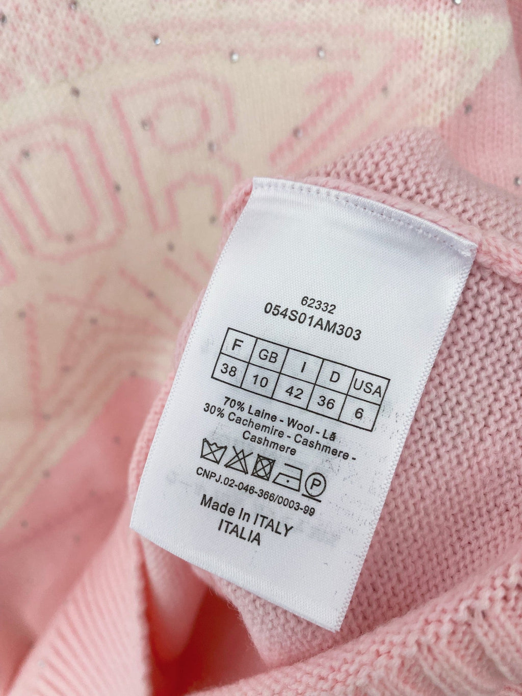 DIOR 26S SHORT SLEEVE KNIT SWEATER 986