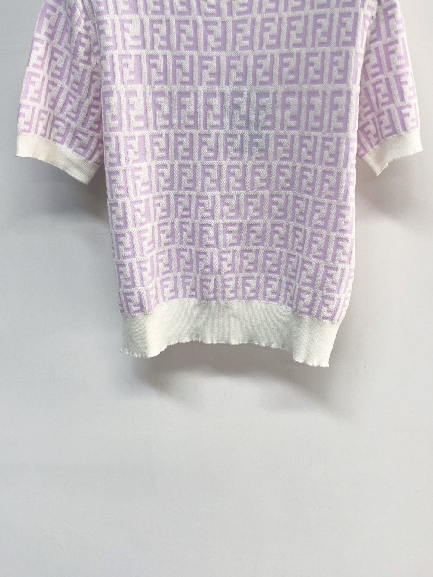 FENDI 26S SHORT SLEEVE KNIT T-SHIRT 216