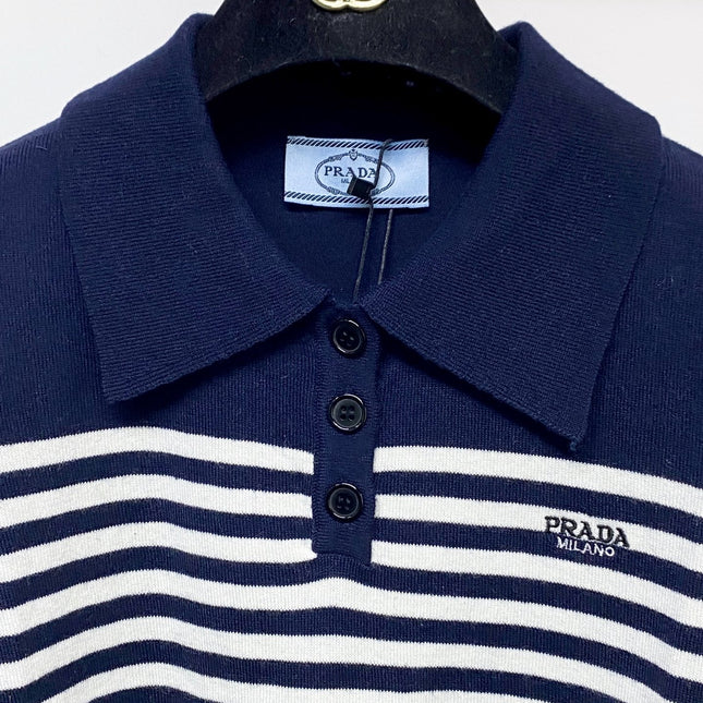 PRADA 26S SHORT SLEEVED POLO SHIRT 742