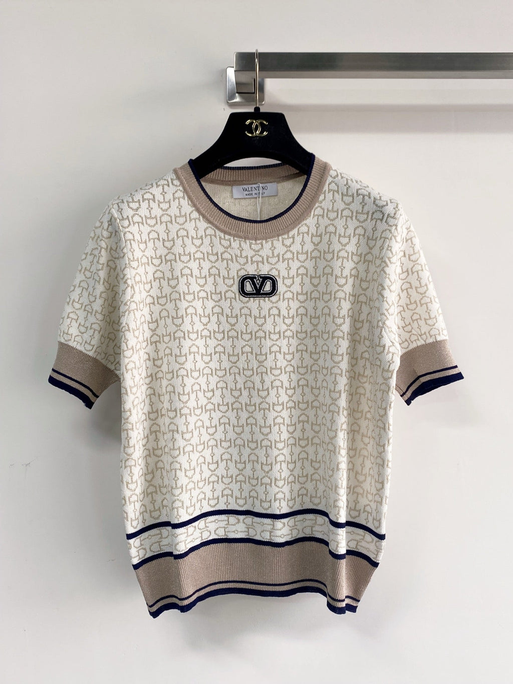 VALENTINO 26S SHORT-SLEEVE SWEATER STYLE 108