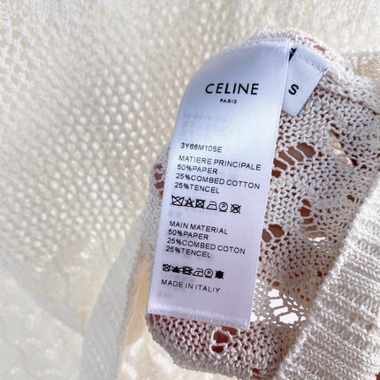 CELINE 26S KNIT SHORT SLEEVE TOP 213