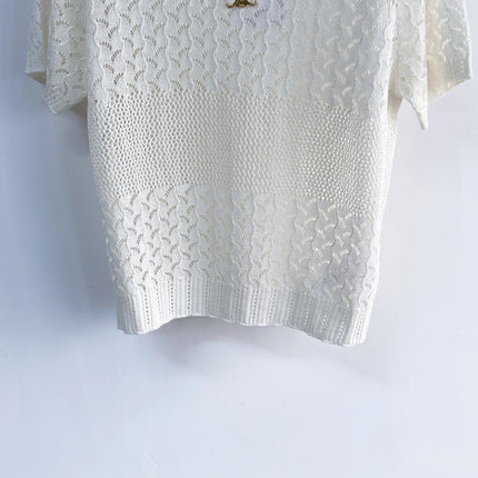 CELINE 26S KNIT SHORT SLEEVE TOP 213