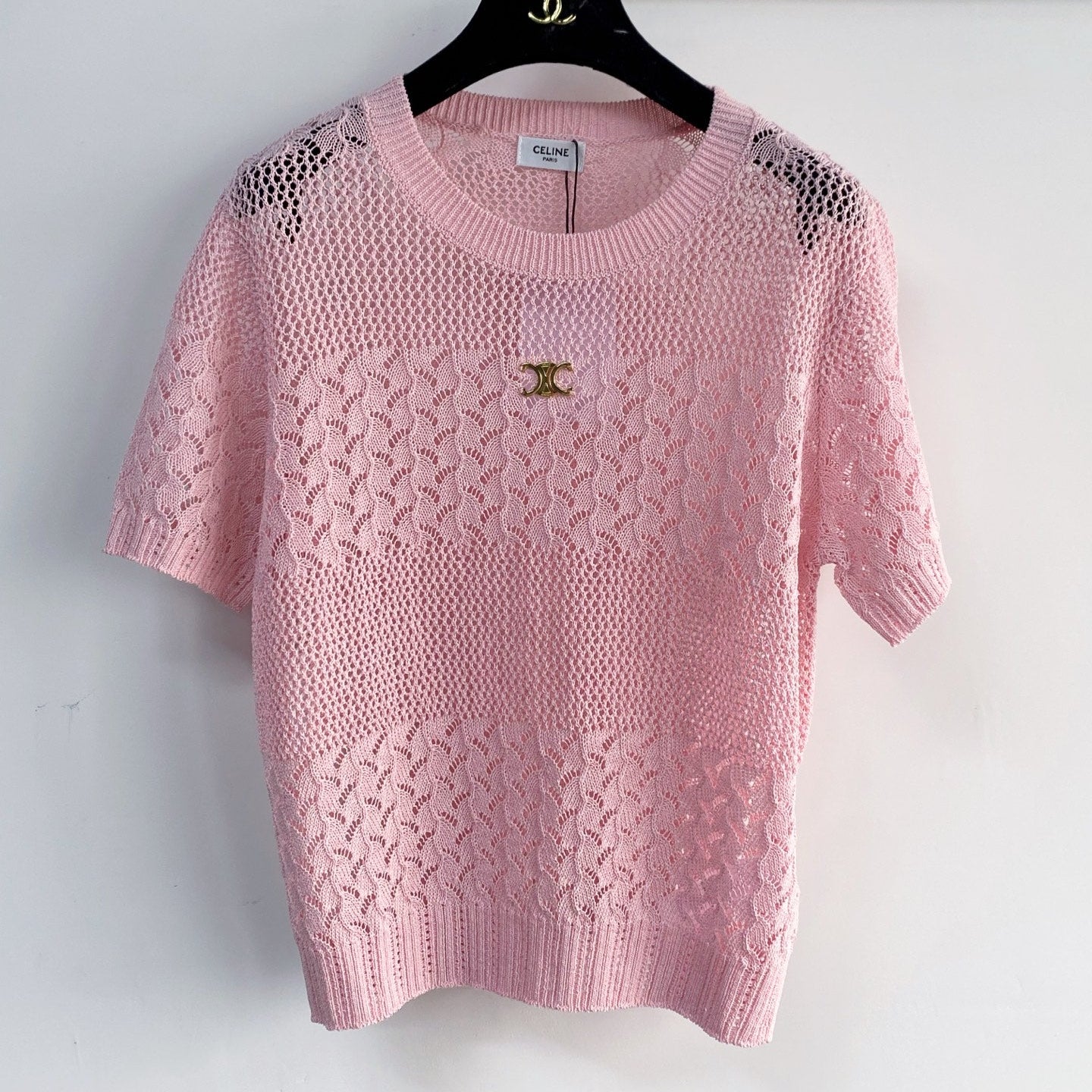 CELINE 26S KNIT SHORT SLEEVE TOP 212