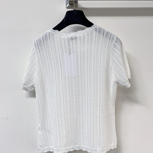 CELINE 26S KNIT SHORT SLEEVE SWEATER 197
