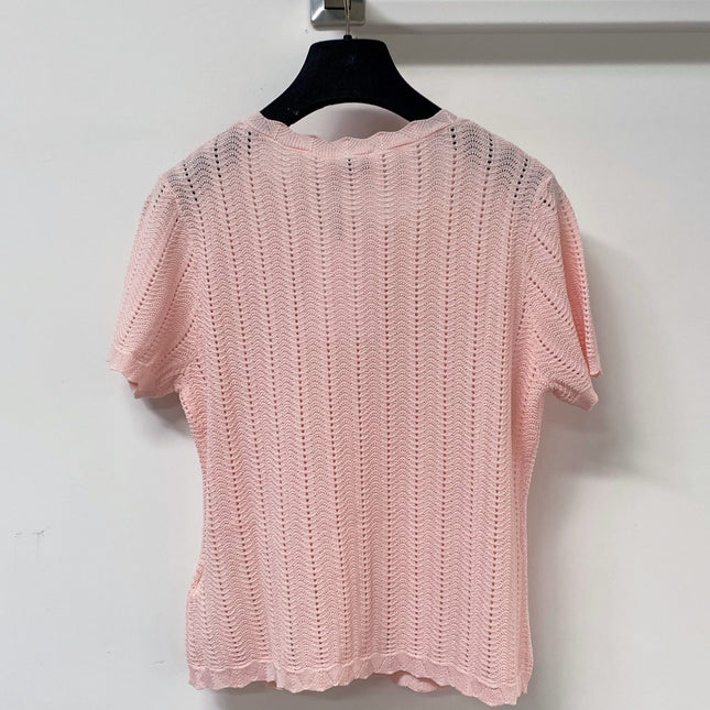 CELINE 26S KNIT SHORT SLEEVE SWEATER 195