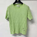 CELINE 26S LOGO SHORT-SLEEVE KNIT TOP 187